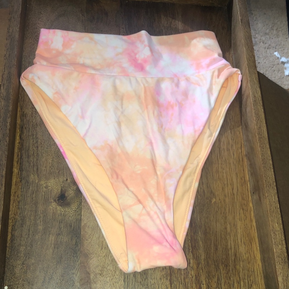 Aerie Pink and Orange Bikini Bottom